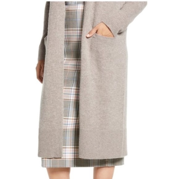 Halogen Wool & Cashmere Long Cardigan (Petite) - Picture 3 of 6